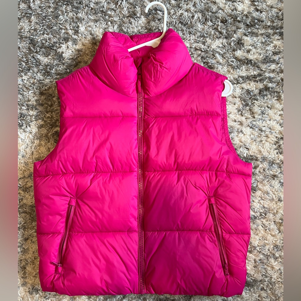 Brand New Pink Puffer Vest